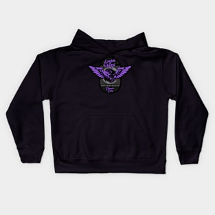 Engine Wings Purple Dream Kids Hoodie